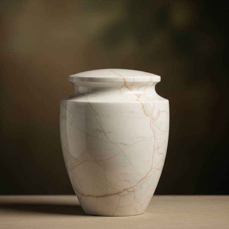 Marble Urn - Elegant and Timeless Memorial Option