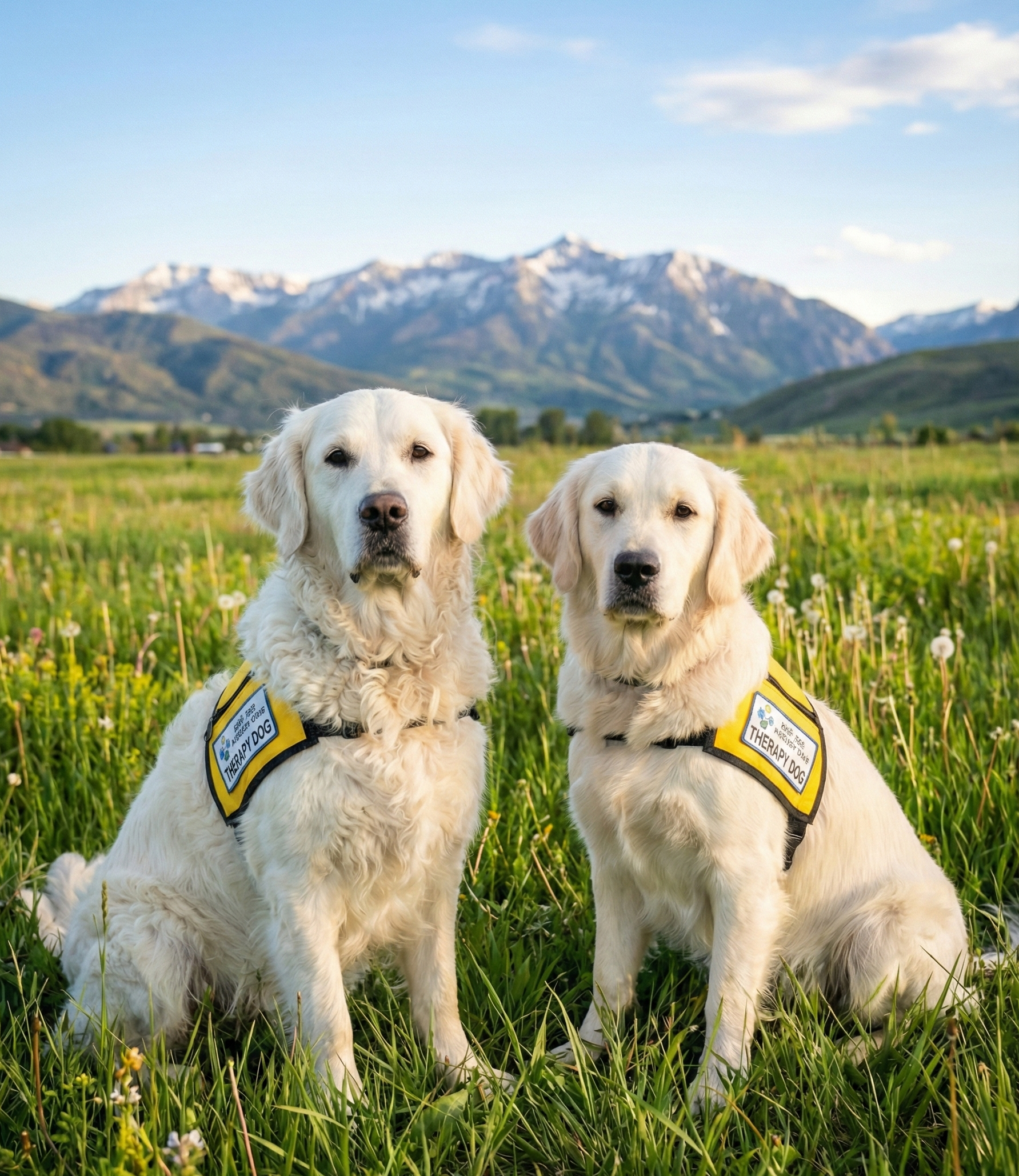Finn and Colter — Larkin Mortuary Therapy Dogs
