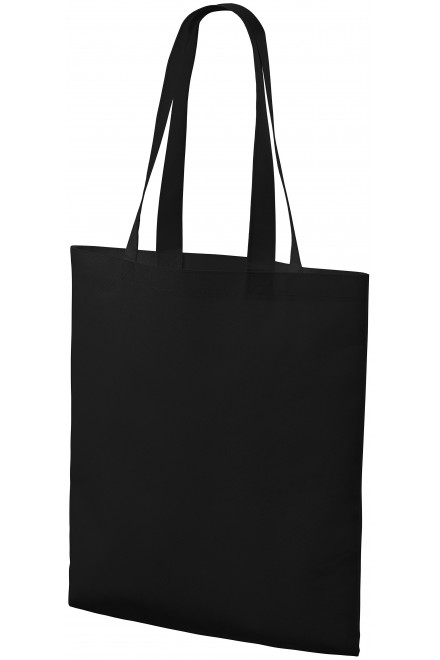 Levná nákupní taška středně velká, černá