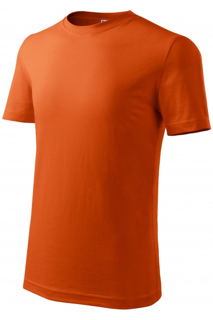Levné dětské tričko klasické, oranžová