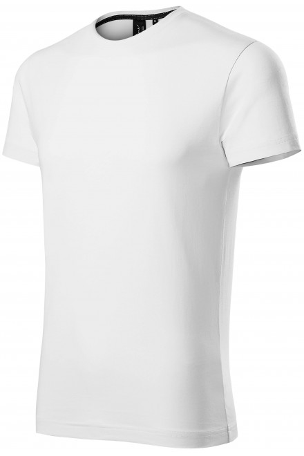 Levné exkluzivní pánské tričko, bílá