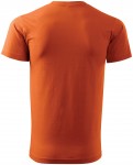 Levné pánské triko jednoduché, oranžová