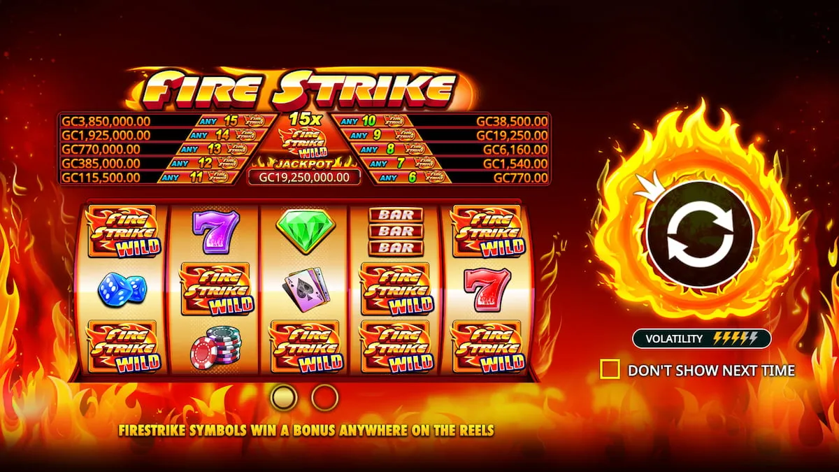 Fire Strike online slot game