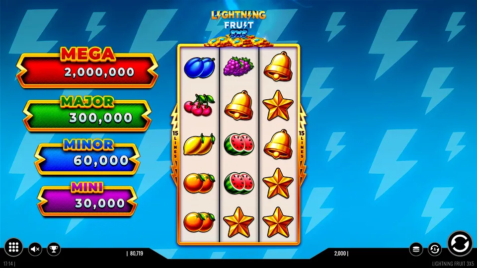Lightning Fruit 3x5