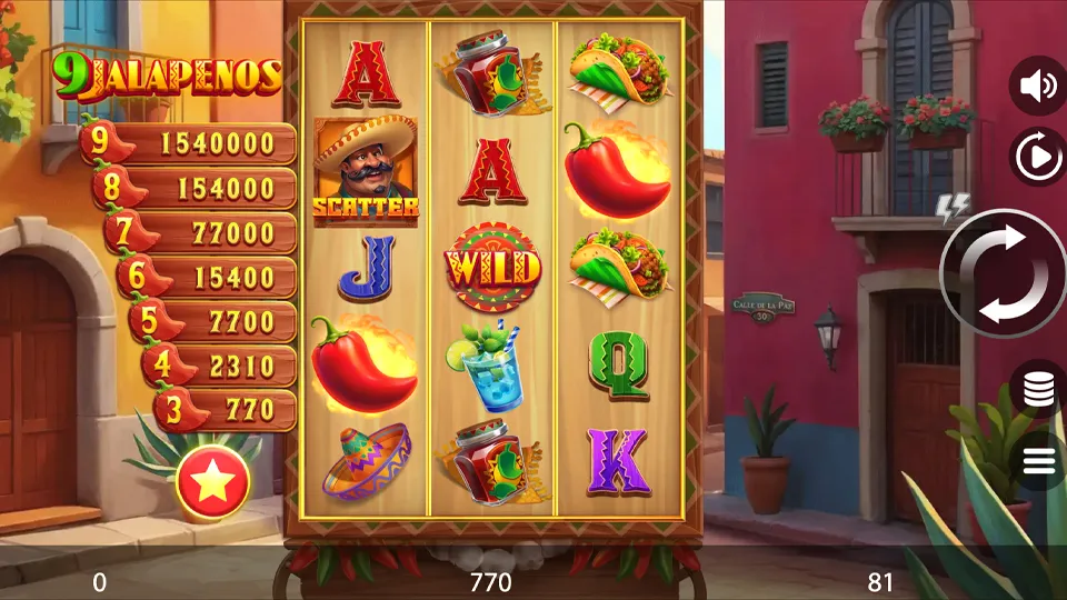 9 Jalapenos