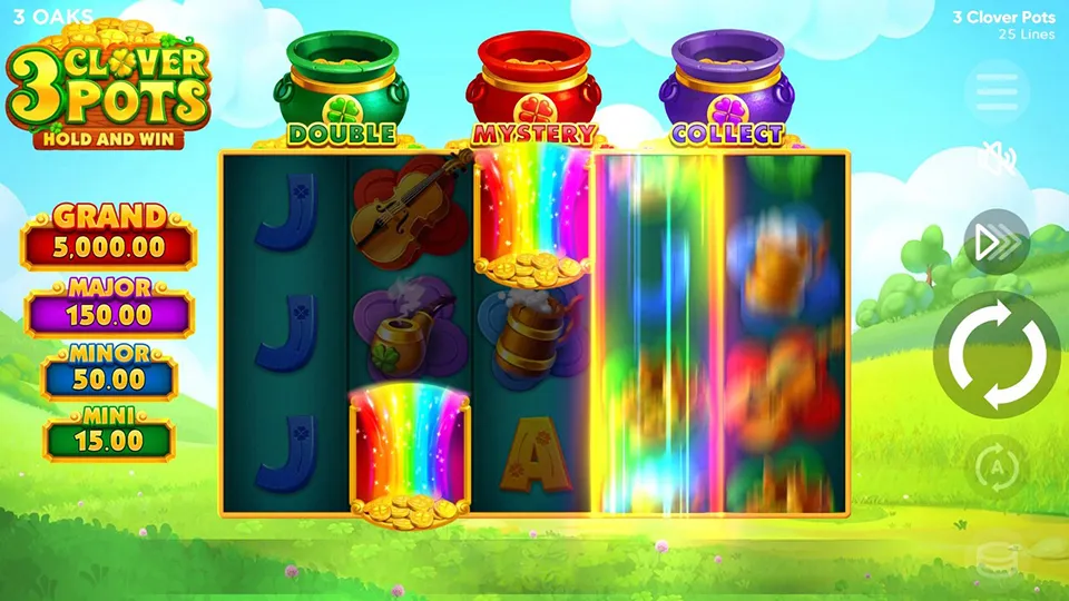 3 Clover Pots