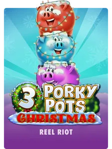 3 Porky Pots Christmas