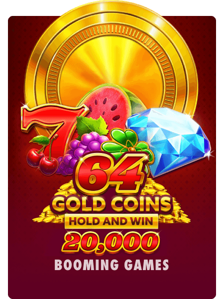 64 Gold Coins Hold and Win 20,000