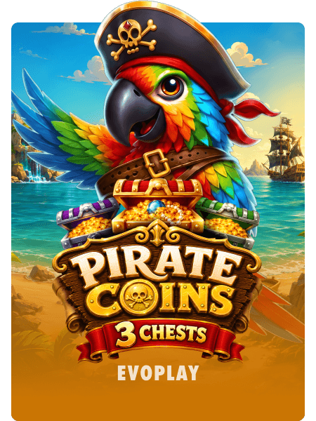 Pirate Coins: 3 Chests