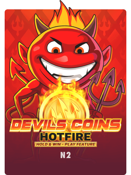 Devil’s Coins Hotfire Hold & Win Play Feature