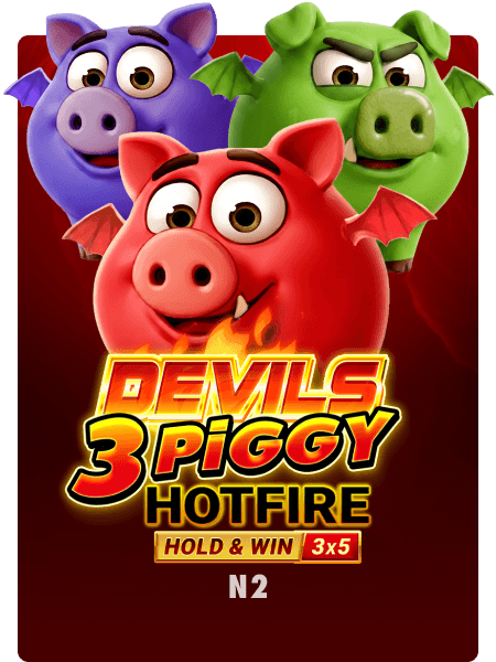 Devils 3 Piggy Hotfire Hold & Win
