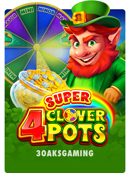 4 Super Clover Pots
