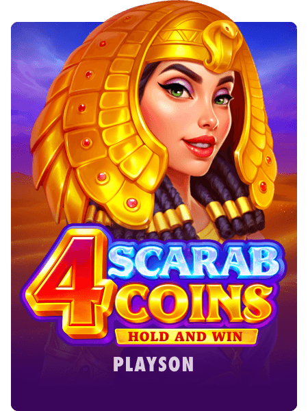 4 Scarab Coins: Hold and Win