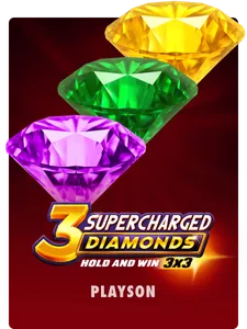 3 Supercharged Diamonds: Hold and Win
