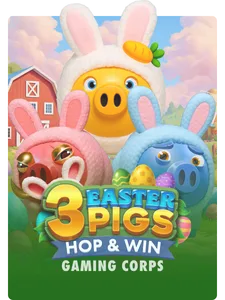 3 Easter Pigs - Hop and Win