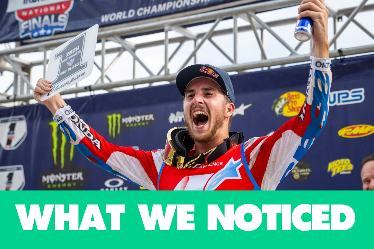 What We Noticed: Pro Motocross