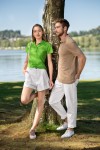 Einfaches Herren Poloshirt | Slim Fit Poloshirt für Damen