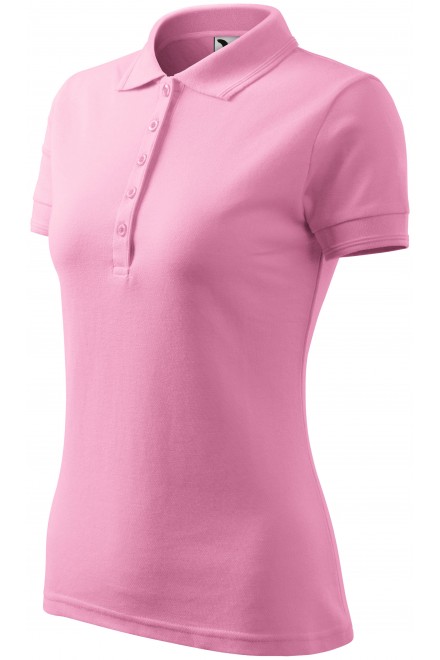 Damen elegantes Poloshirt, rosa