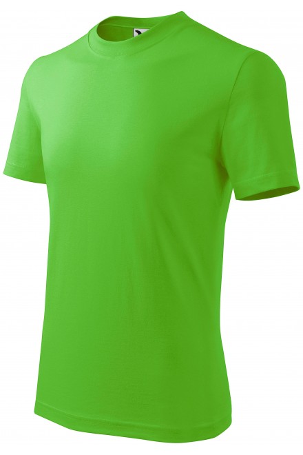 Das einfache T-Shirt der Kinder, Apfelgrün