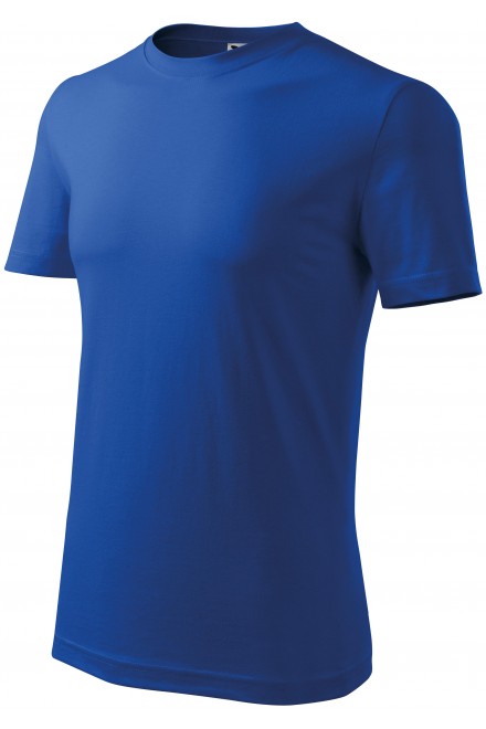 Das klassische T-Shirt der Männer, königsblau