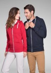 Kontrastfarbenes Damen-Sweatshirt mit Kapuze | Kontrastiertes Herren-Sweatshirt mit Kapuze