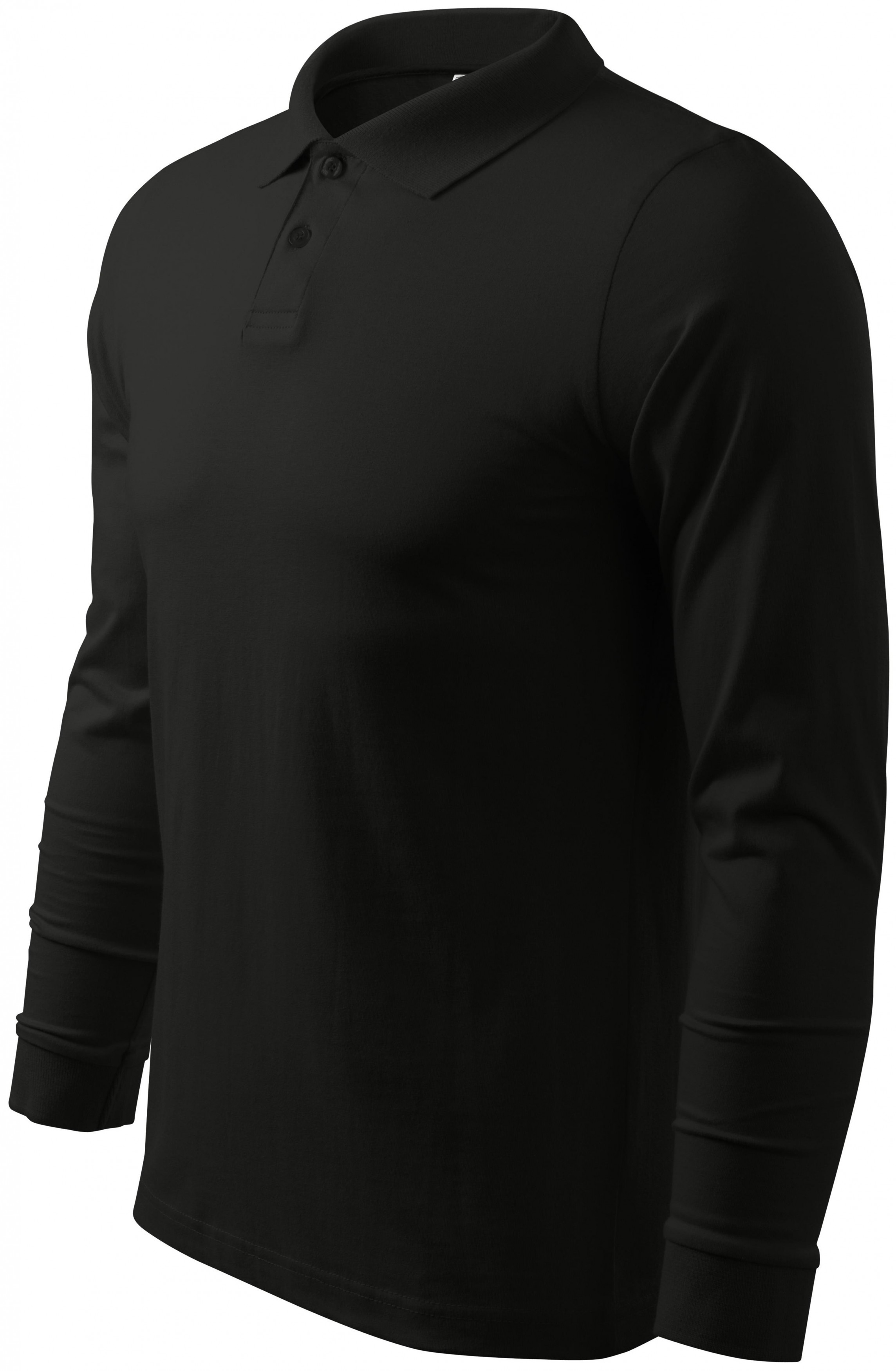 Herren Bekleidung T-Shirts Poloshirts Herno Baumwolle Langärmeliges Poloshirt in Schwarz für Herren 