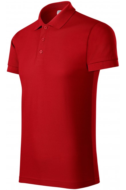 Bequemes Poloshirt für Herren, rot