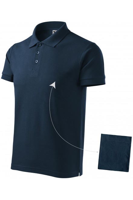 Elegantes Poloshirt für Herren, dunkelblau