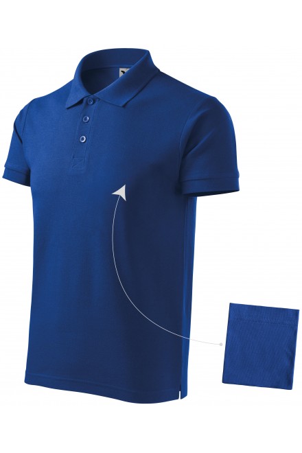 Elegantes Poloshirt für Herren, königsblau