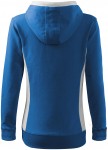 Damen stylisches Sweatshirt mit Kapuze, hellblau
