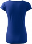 Damen T-Shirt mit sehr kurzen Ärmeln, königsblau