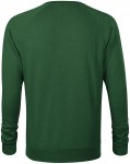 Einfaches Herren-Sweatshirt, flaschengrüner Marmor