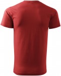 T-Shirt mit höherem Gewicht Unisex, burgund