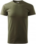 T-Shirt mit höherem Gewicht Unisex, military