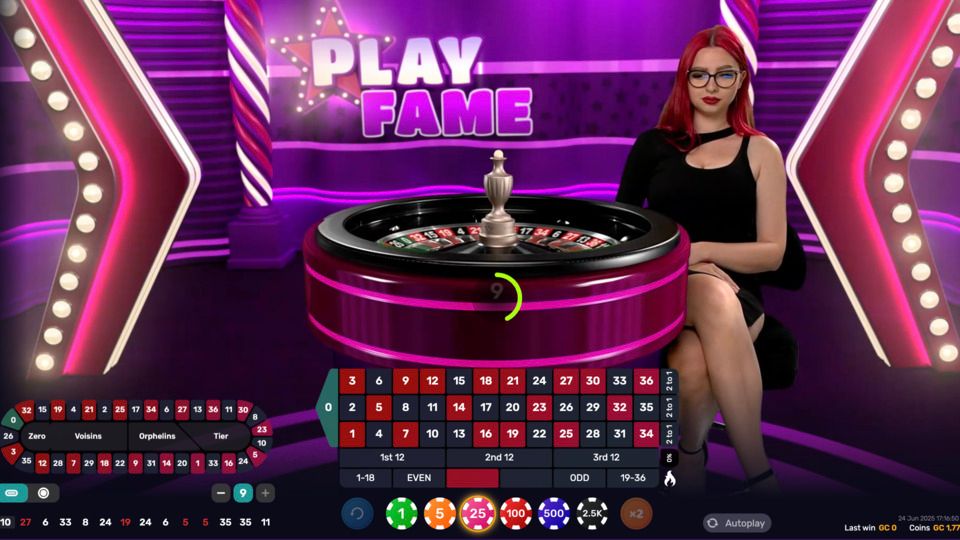 PlayFame Iconic Roulette