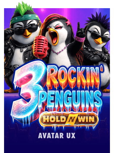 3 Rockin' Penguins: Hold 'n' Win