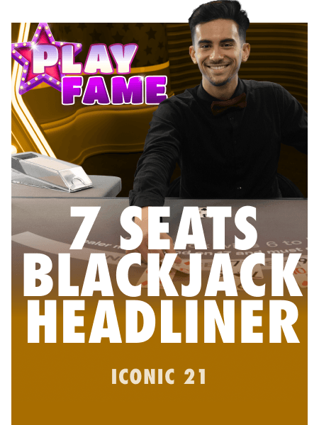 7 Seats Blackjack Headliner