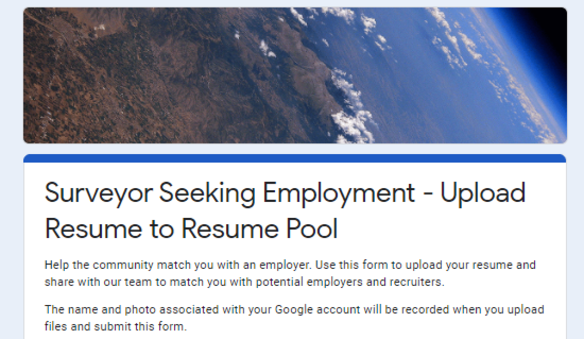 Upload Your Surveying Resume