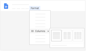 Create page columns Create page columns