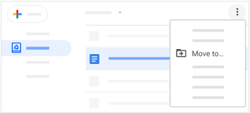 Method to highlight file and select "Move to" appears on the right. Drive highlighted on the left. Method to highlight file and select "Move to" appears on the right. Drive highlighted on the left.