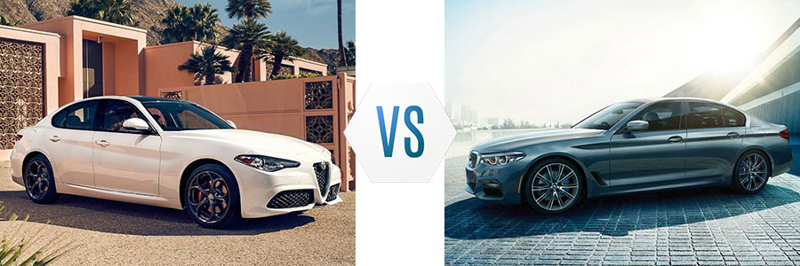 2019 Alfa Romeo Giulia vs BMW 5 Series