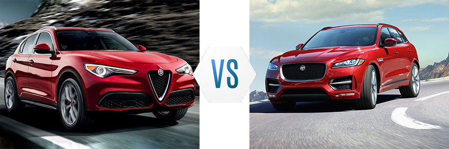 2019 Alfa Romeo Stelvio vs Jaguar F Pace