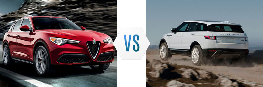 2019 Alfa Romeo Stelvio vs Range Rover Evoque