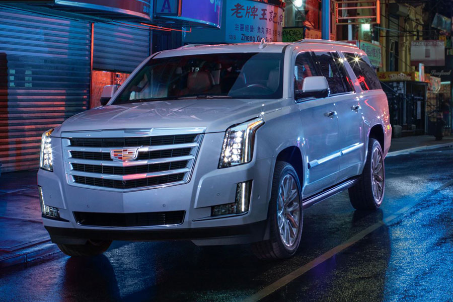 2020 Cadillac Escalade on the Road