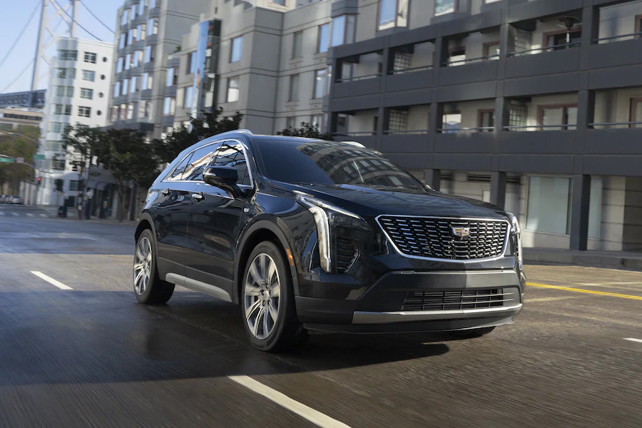 2021 Cadillac XT4 on the Road