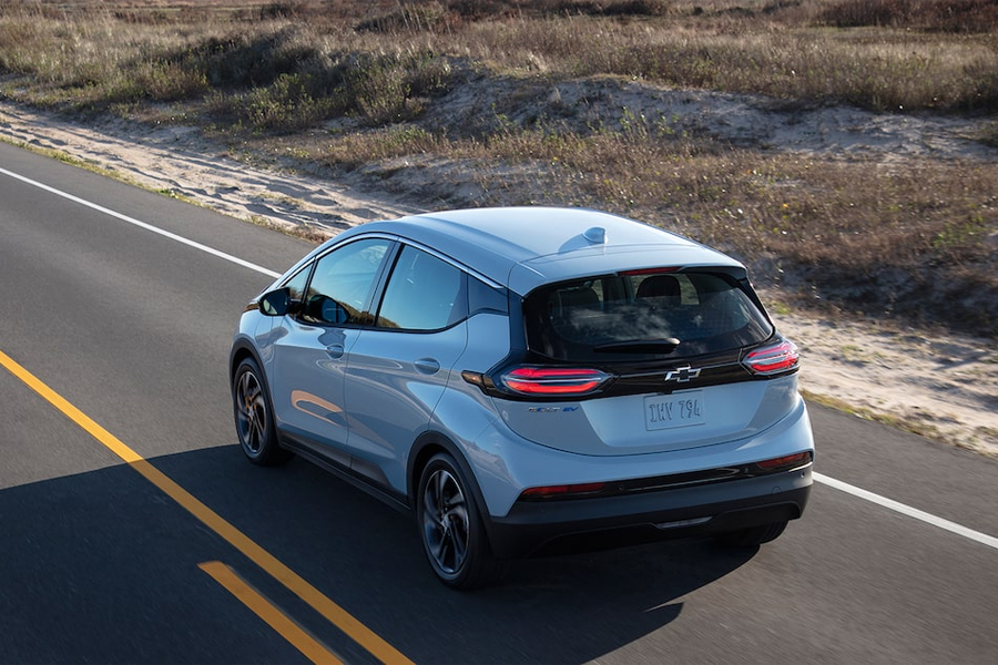 2022 Chevrolet Bolt EV on the Road