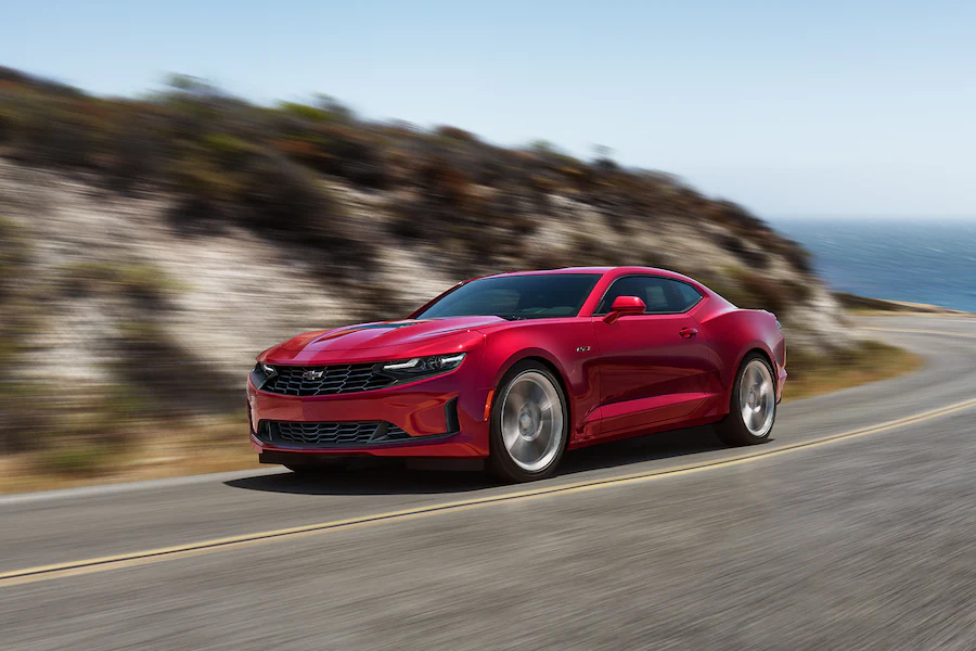 2021 Chevrolet Camaro on the Road