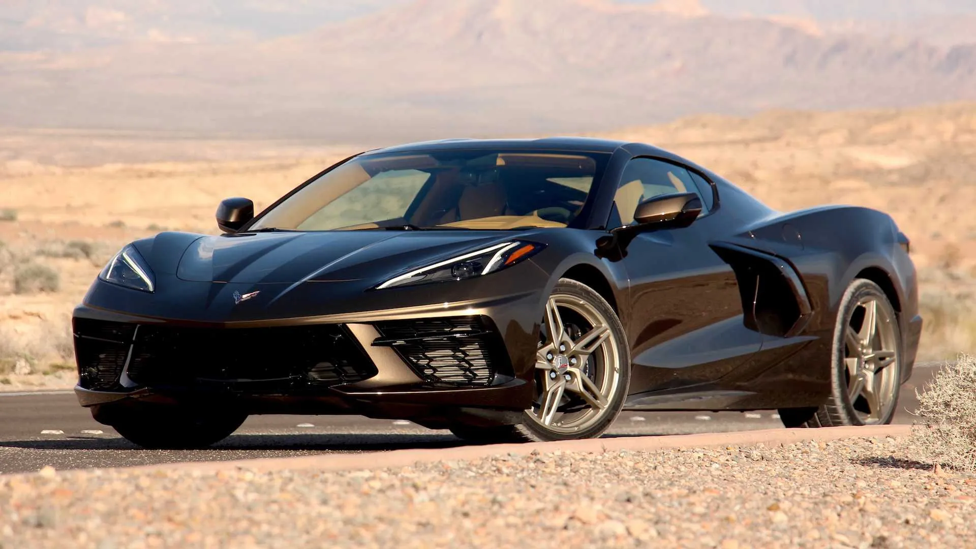 2022 corvette stingray matte black