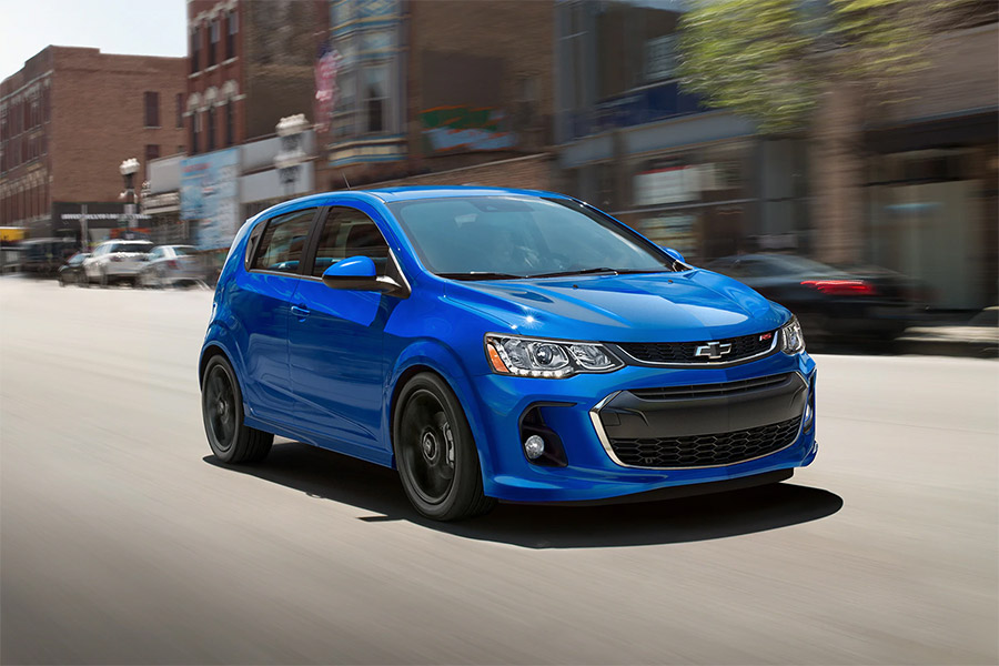 2020 Chevrolet Sonic on the Road