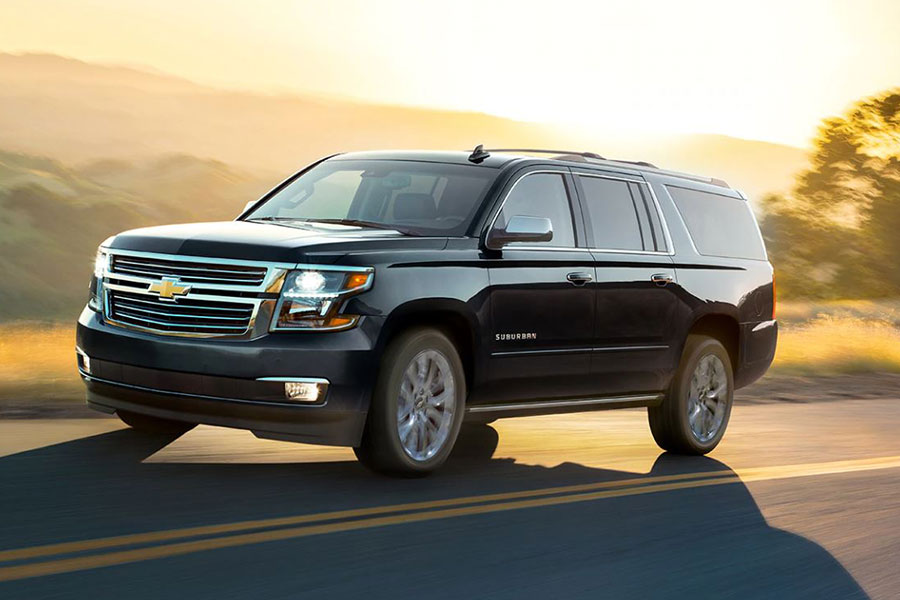 2020 Chevrolet Suburban on the Road